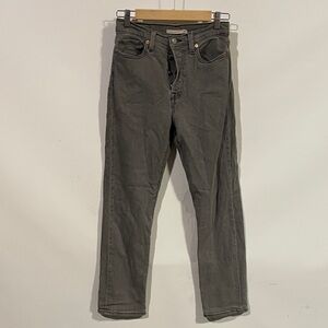 Levi’s premium wedgie straight Gray Jeans